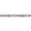 Sterling Silver Faceted Bead Bracelet