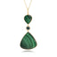 Malachite & Montana Sapphire Pendant