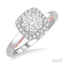 Cushion Shape Halo Lovebright Essential Diamond Ring