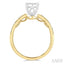 Round Shape Lovebright Diamond Engagement Ring