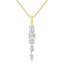 Mixed Shape Diamond Pendant
