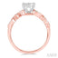 Round Shape Lovebright Diamond Engagement Ring