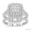 Halo Lovebright Diamond Wedding Set
