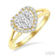 Heart Shape Halo Lovebright Diamond Engagement Ring