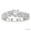 Round Shape Semi-Mount Diamond Engagement Ring