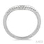 Chevron Diamond Wedding Band