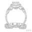 Round Shape Halo Lovebright Diamond Wedding Set