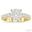 Round Shape Lovebright Essential Diamond Engagement Ring