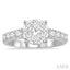 Round Shape Lovebright Essential Diamond Engagement Ring
