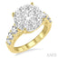 Round Shape Lovebright Essential Diamond Engagement Ring