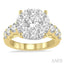 Round Shape Lovebright Essential Diamond Engagement Ring
