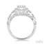 Round Shape Halo Lovebright Diamond Engagement Ring
