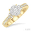 Round Shape Lovebright Diamond Ring