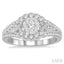 Round Shape Lovebright Diamond Engagement Ring