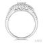 Round Shape Lovebright Diamond Engagement Ring