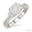 Round Shape Lovebright Diamond Engagement Ring