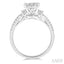 Round Shape Lovebright Diamond Engagement Ring