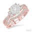 Round Shape Lovebright Diamond Wedding Set