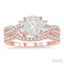 Round Shape Lovebright Diamond Wedding Set