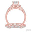 Round Shape Lovebright Diamond Wedding Set