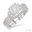 Round Shape Lovebright Diamond Wedding Set
