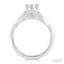 Round Shape Lovebright Diamond Engagement Ring
