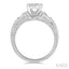 Round Shape Lovebright Diamond Engagement Ring