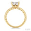 Round Shape Lovebright Diamond Engagement Ring