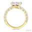 Round Shape Lovebright Diamond Engagement Ring