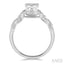 Round Shape Lovebright Diamond Engagement Ring