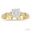 Round Shape Lovebright Diamond Engagement Ring