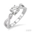 Round Shape Diamond Engagement Ring