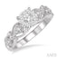 Round Shape Lovebright Diamond Engagement Ring