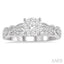 Round Shape Lovebright Diamond Ring
