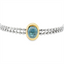 Sterling Silver Blue Topaz Bracelet
