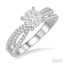 Round Shape Lovebright Diamond Engagement Ring