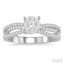 Round Shape Lovebright Diamond Engagement Ring