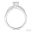 Round Shape Lovebright Diamond Engagement Ring