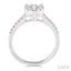 Round Shape Lovebright Diamond Engagement Ring