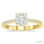 Round Shape Lovebright Diamond Engagement Ring