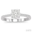 Round Shape Lovebright Diamond Engagement Ring