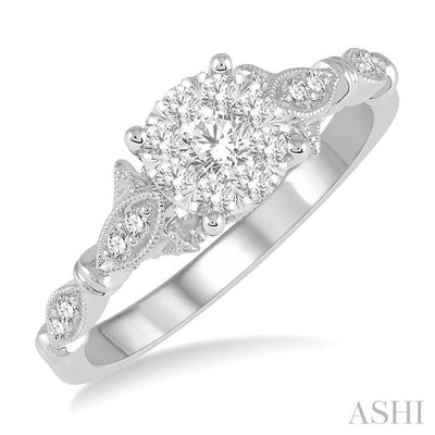 Round Shape Lovebright Diamond Ring