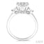 Pear Shape Lovebright Diamond Engagement Ring