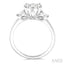 Oval Shape Lovebright Diamond Engagement Ring