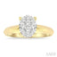 Oval Shape Lovebright Diamond Ring