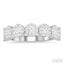 Round Shape 7 Stone Lovebright Essential Diamond Wedding Band