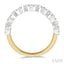 Round Shape 7 Stone Lovebright Essential Diamond Wedding Band
