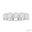 Round Shape 7 Stone Lovebright Essential Diamond Wedding Band