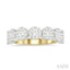 Round Shape 7 Stone Lovebright Essential Diamond Wedding Band
