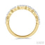 Round Shape 7 Stone Lovebright Essential Diamond Wedding Band
